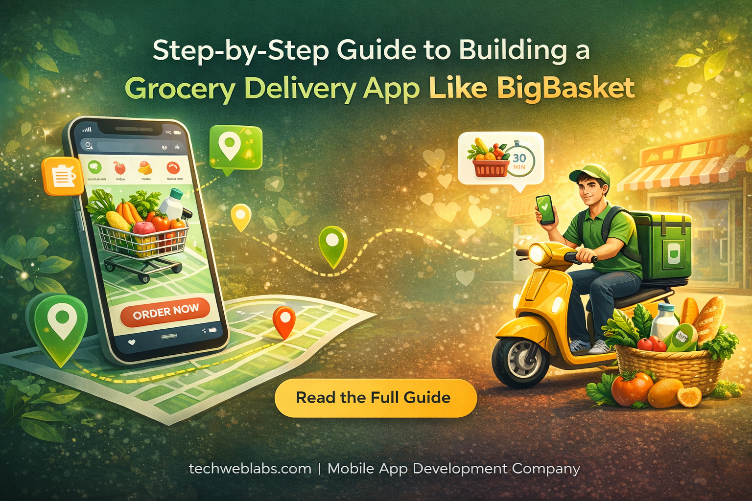 Step-by-Step Guide to Building a Grocery Delivery App Like BigBasket